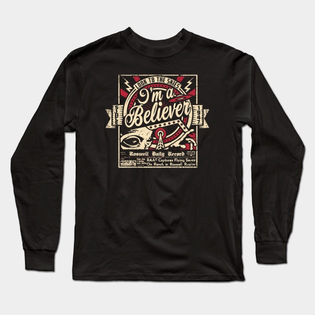 Believer Long Sleeve T-Shirt by PopArtCult